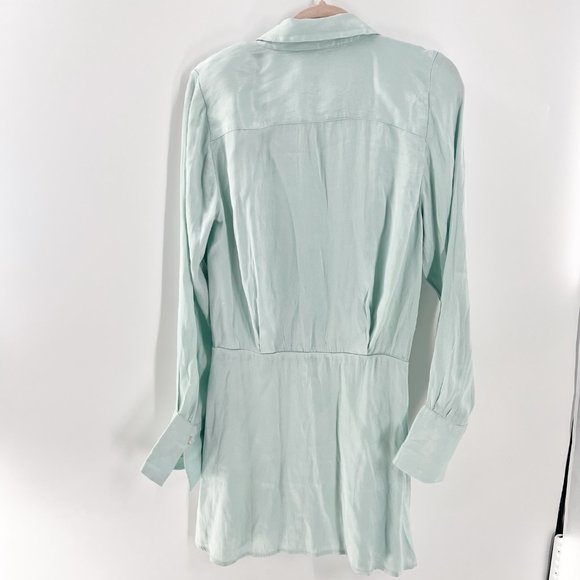 Free People - Long sleeve button down Dress Size M New - Picture 2 of 12